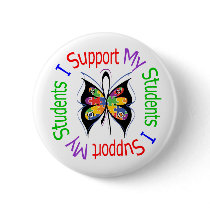 Autism I Support My Students buttons by giftsforawareness Autism I Support My Students buttons