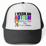 Autism I Wear Ribbon For My Precious Students hats