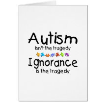 Autism Ignorance Greeting Card