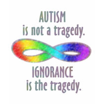 Autism is Not a Tragedy Kids' Dark Shirts