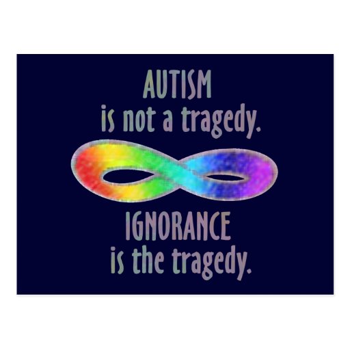 Autism is Not a Tragedy Postcards