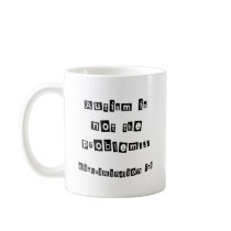 Autism is not the problem mugs