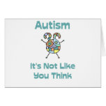 Autism: It's Not Like You Think cards