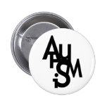 Autism (Jumbled Letters) Buttons