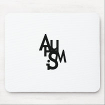 Autism (Jumbled Letters) mousepads