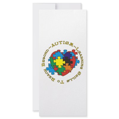 Autism - Learning skills to reach beyond Custom Rack Card by Handix