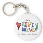 Autism- Live Well Keychains