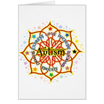 Autism Lotus Greeting Cards