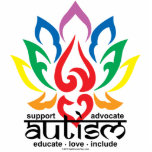 Autism Lotus Flower Photo Cut Out
