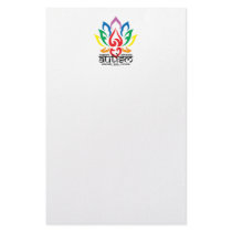 Autism Lotus Flower Customized Stationery