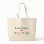 "Autism Love" Canvas Totebag
