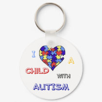 "Autism Love" Keychain by kokobaby "Autism Love" Keychain