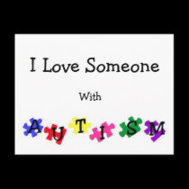 "Autism Love" Postcard
