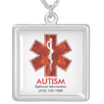 Autism Medical   Necklace: Customizable