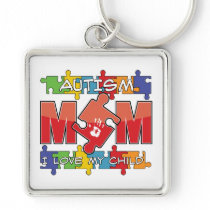 Autism Mom - I Love My Child Key Chain