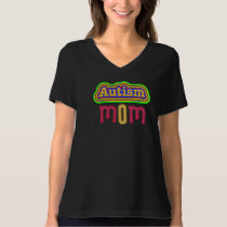 autism-mom, autism, t-shirt, tee-shirt, tshirt, rainbow, children, education, school, T-shirt/trøje med brugerdefineret grafisk design