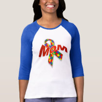 women&#39;s, bella, sleeve, raglan, t-shirt, autism, autistic, education, school, T-shirt/trøje med brugerdefineret grafisk design