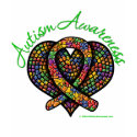 Autism Mosaic Heart Ribbon t-shirts by giftsforawareness Autism Mosaic Heart Ribbon t-shirts