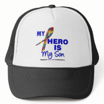 Autism My Hero is My Son Trucker Hats