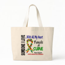 Autism Needs A Cure 3 Canvas Bag