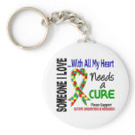 Autism Needs A Cure 3 Key Chain