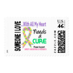 Autism Needs A Cure 3 (Pastel) postage