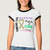 Autism Needs A Cure 3 (Pastel) t-shirts by awarenessgifts Autism Needs A Cure 3 (Pastel) t-shirts