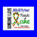 Autism Needs A Cure 3 postcards