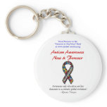 Autism Now &amp; Forever Keychain