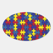 Autism Oval Sticker