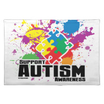 Autism Paint Splatter placemats
