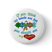 Autism Parent buttons by autismdesignz Autism Parent buttons
