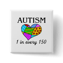 Autism Patch Heart Pin