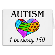 Autism Patch Heart Greeting Card