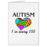 Autism Patch Heart Greeting Cards