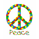 Autism Peace Symbol t-shirts
