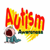 autism, autistic, red, green, children, awareness, gift, office, photo, sculpture, Photo Sculpture with custom graphic design