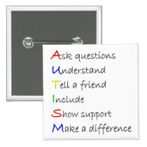 Autism buttons