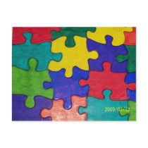 AUTISM postcards
