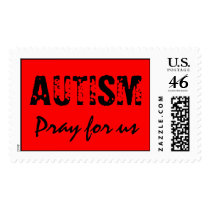 AUTISM, Pray for us postage by savvysommer AUTISM, Pray for us postage