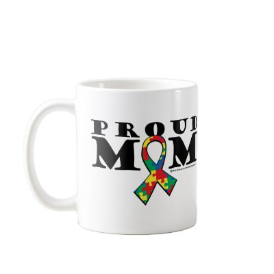 Autism Proud Mom Coffee Mug by fightcancertees