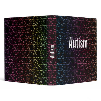 autism puzzel  binder template by DesignsbyLisa