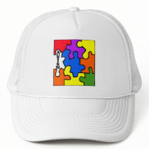 Autism Puzzle hats
