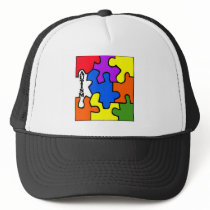 Autism Puzzle hats