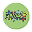 Autism Puzzle magnets
