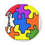Autism Puzzle Magnet