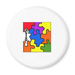 Autism Puzzle Magnets