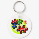 Autism puzzle Piece Key Chain keychains by autismshowucare Autism puzzle Piece Key Chain keychains