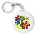 Autism puzzle Piece Key Chain
