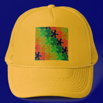 autism puzzle pieces 2 hats